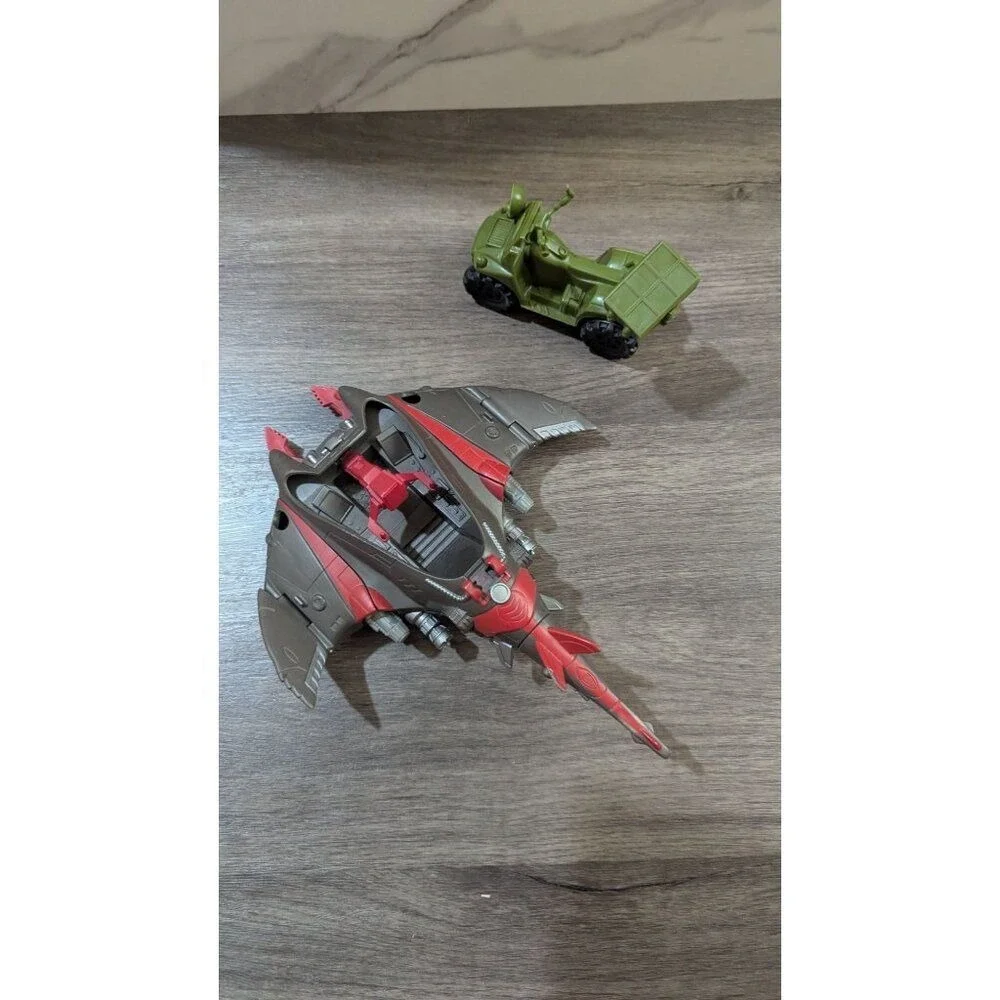 Vintage‎ Hasbro G.I. Joe 1990 Cobra Piranha Boat and 2002 Sand Razor Vehicle Lot
